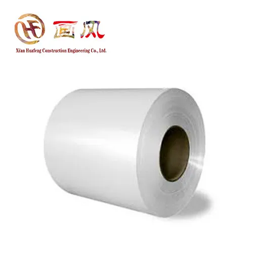 Biela rolka z hliníkového plechu